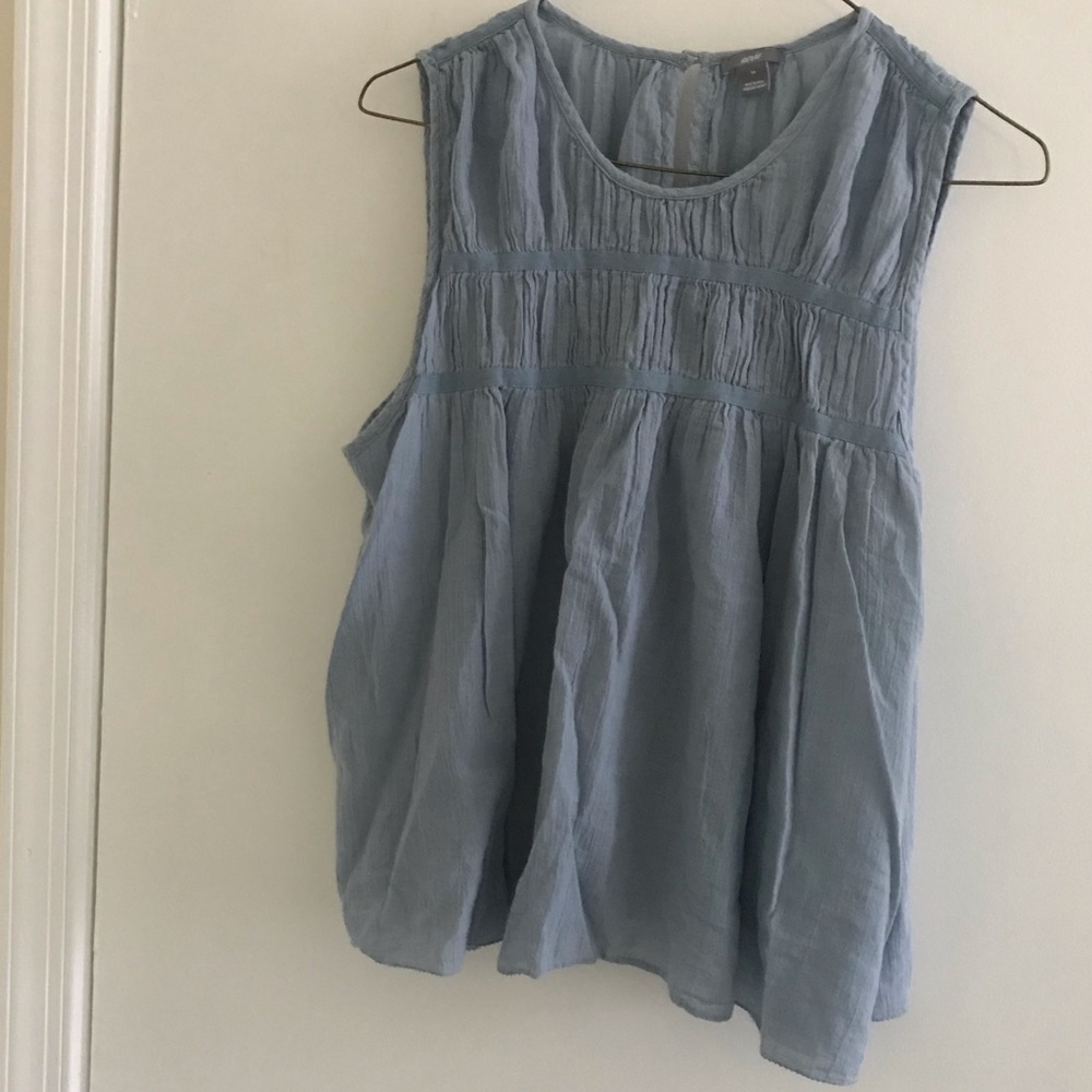 Aerie light blue babydoll top